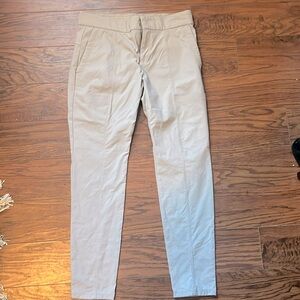 Women’s Athleta Ankle pants in navy, olive khaki and tan